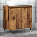 Badschrank Altholz-Optik 58x33x60 cm Holzwerkstoff