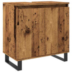Badschrank Altholz-Optik 58x33x60 cm Holzwerkstoff