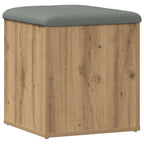 Sitzbank mit Stauraum Artisan-Eiche 42x42x45 cm Holzwerkstoff