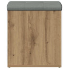 Sitzbank mit Stauraum Artisan-Eiche 42x42x45 cm Holzwerkstoff