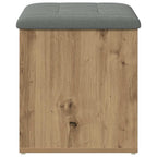 Sitzbank mit Stauraum Artisan-Eiche 62x42x45 cm Holzwerkstoff