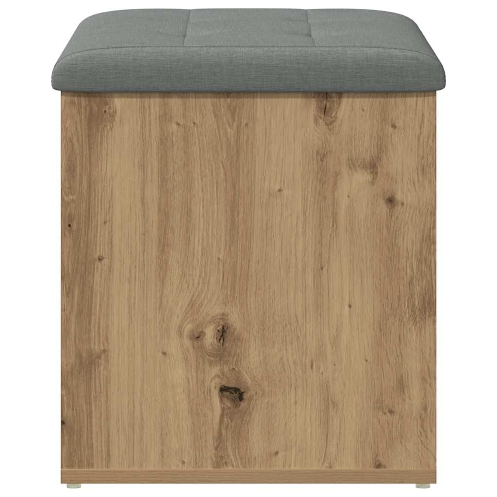 Sitzbank mit Stauraum Artisan-Eiche 62x42x45 cm Holzwerkstoff