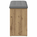 Schuhbank Artisan-Eiche 102x32x50 cm Holzwerkstoff