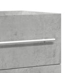 Waschbeckenunterschrank Beton Grau 80x38,5x48 cm