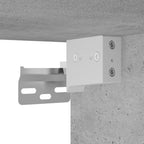 Waschbeckenunterschrank Beton Grau 80x38,5x48 cm