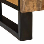 Badezimmerschrank Braun 38 x 33 x 58 cm Massivholz Mango