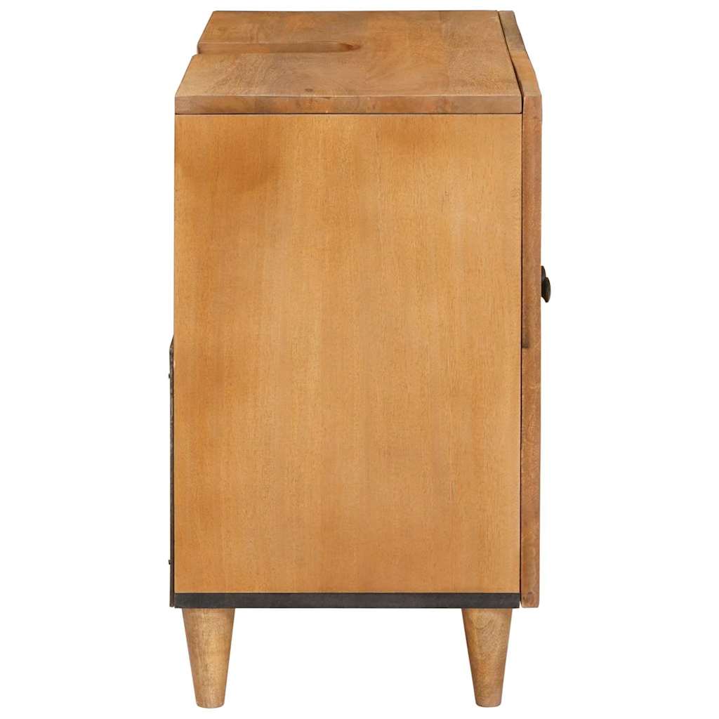 Badezimmerschrank Wandmontiert Hellbraun 62 x 33 x 58 cm