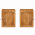 Badezimmerschrank Hellbraun 38 x 33 x 48 cm Holzwerkstoff