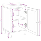 Badezimmerschrank Hellbraun 38 x 33 x 58 cm Holzwerkstoff