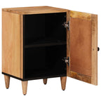 Badezimmerschrank Natur 38 x 33 x 58 cm Massivholz Mango