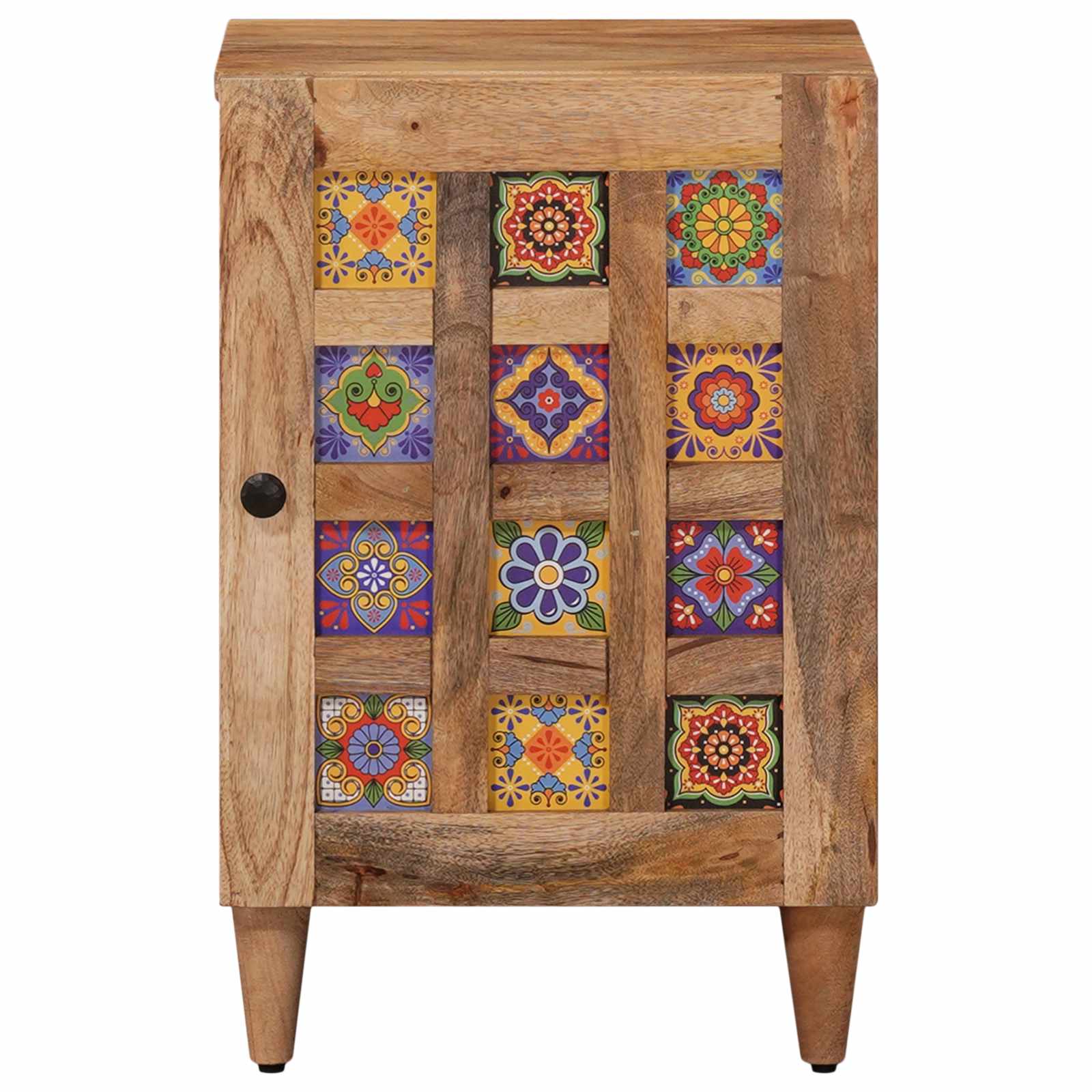 Badezimmerschrank Natur 38 x 33 x 58 cm Massivholz Mango