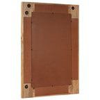 Badezimmer Spiegel Natur 50 x 70 x 3 cm Massivholz Mango