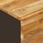 Waschbeckenschrank Natur 62 x 33 x 58 cm Massivholz Mango