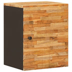 Badezimmer Hängeschrank Natur 38 x 33 x 48 cm Massivholz Mango