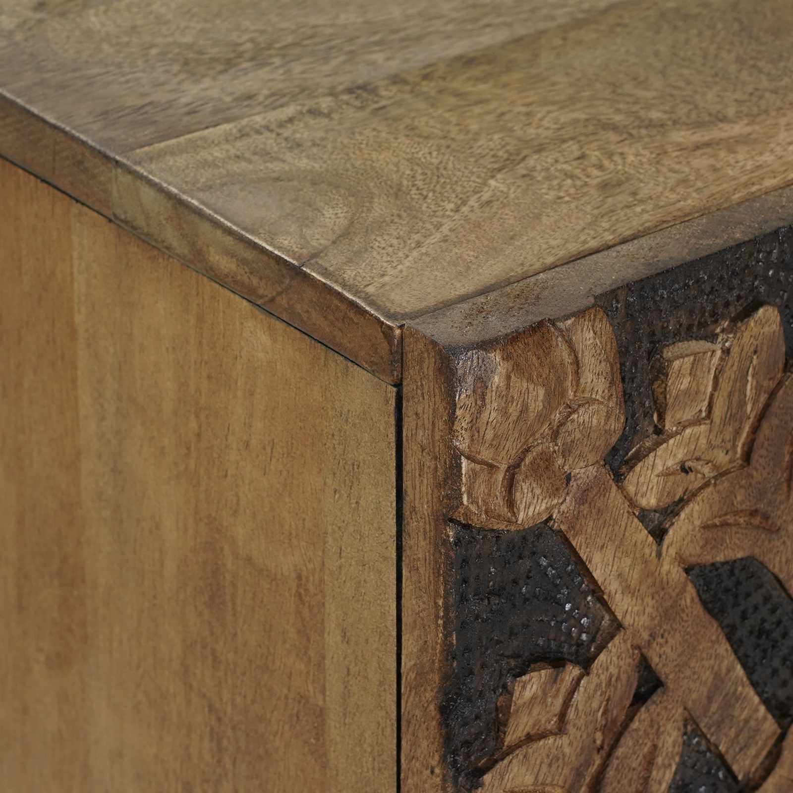 Waschbeckenschrank Braun 62 x 33 x 58 cm Massivholz Mango