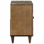 Waschbeckenschrank Braun 62 x 33 x 58 cm Massivholz Mango