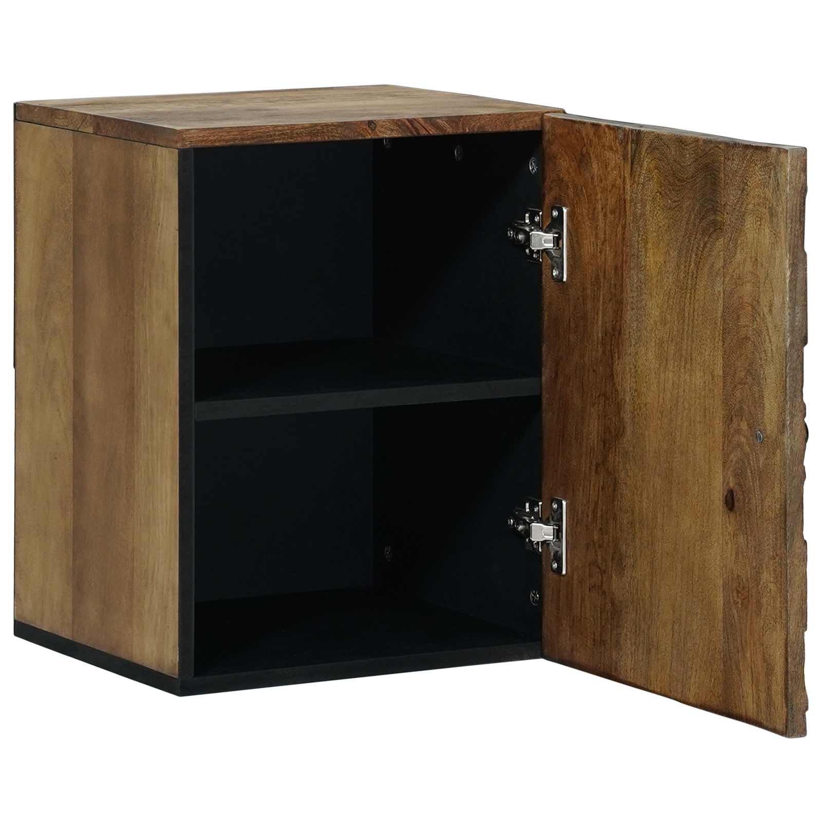 Badezimmer Hängeschrank mit Speicher Braun 38 x 33,5 x 48 cm