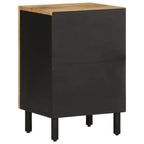 Badschrank 38x33,5x58 cm Massivholz Mango
