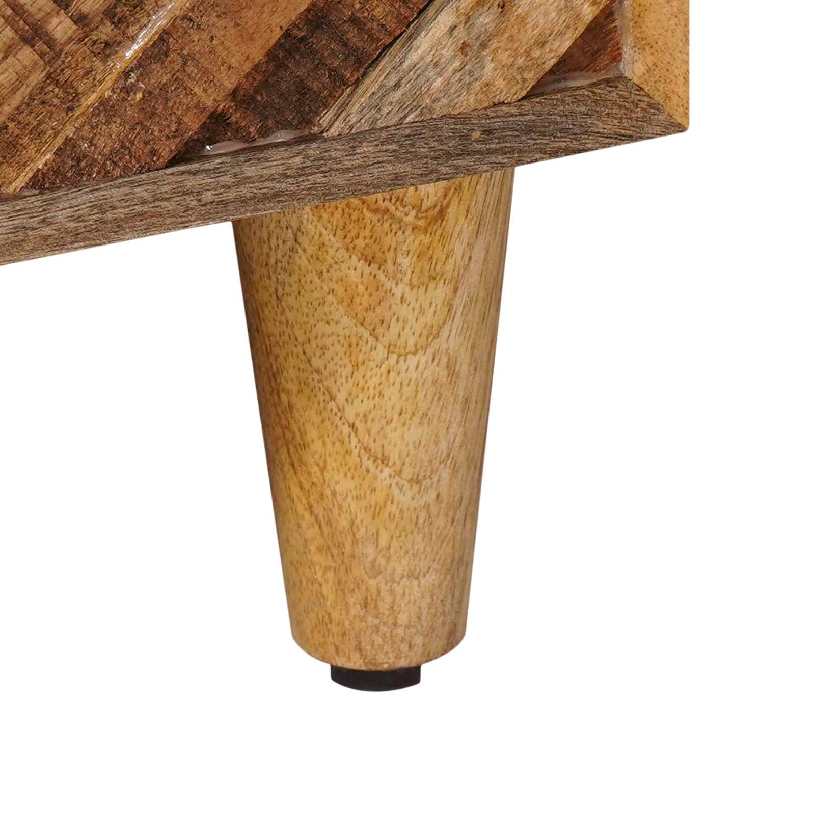 Badezimmerschrank Braun 38 x 33,5 x 160 cm Massivholz Mango