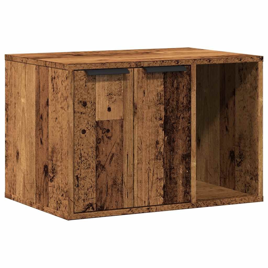 Katzenklo Altholz-Optik 60x40x40 cm Holzwerkstoff