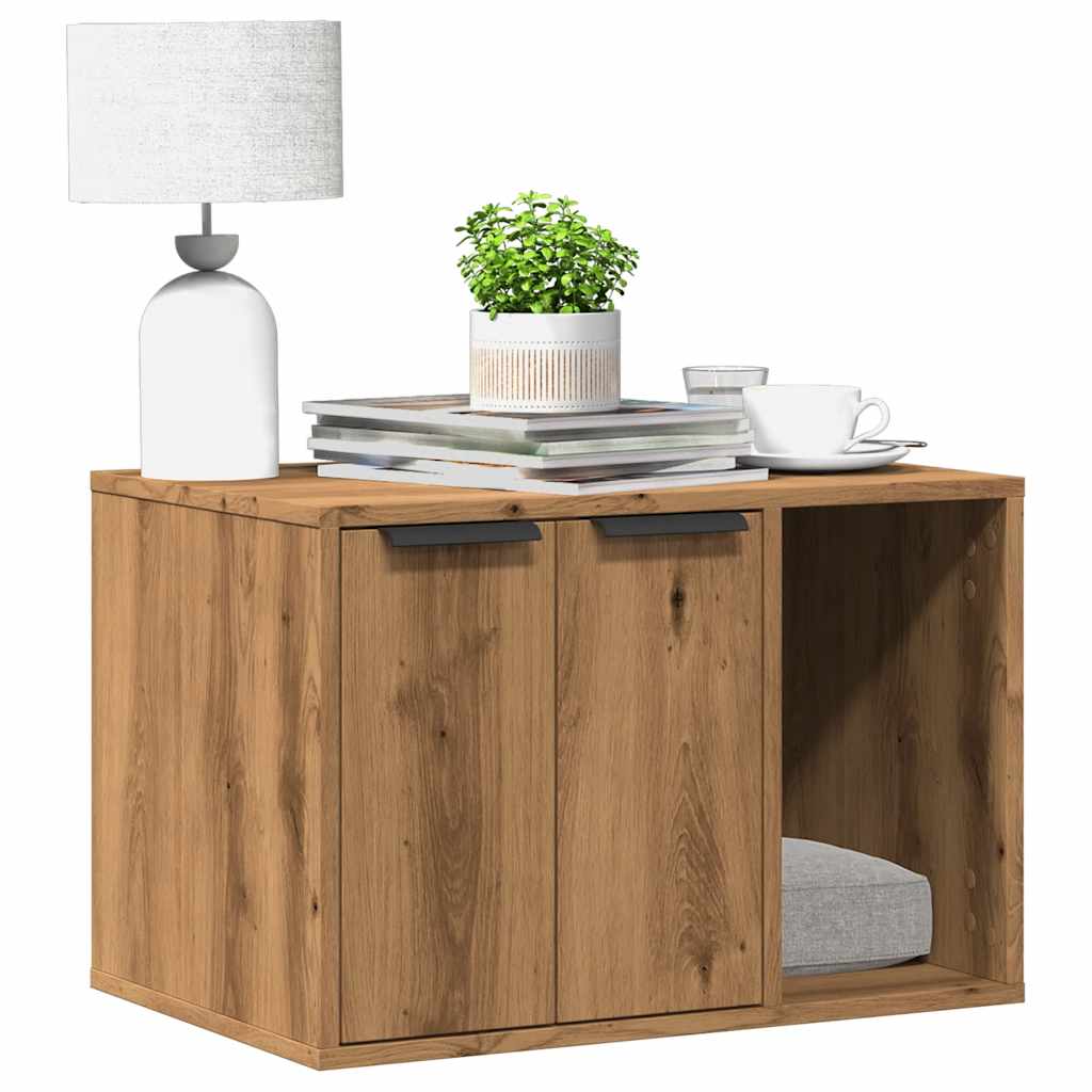 Katzenklo Artisan-Eiche 60x40x40 cm Holzwerkstoff
