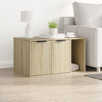Katzenklo Sonoma Eiche 80x50x45 cm Holzwerkstoff