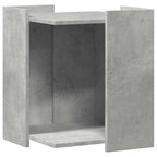 Katzenklo Betongrau 42x42x51 cm Holzwerkstoff