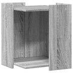 Katzenklo Grau Sonoma 42x42x51 cm Holzwerkstoff