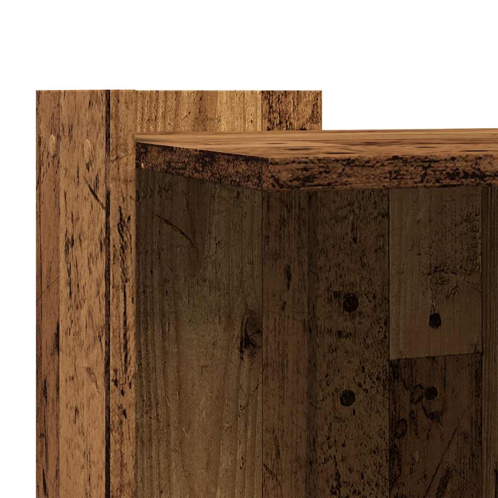 Katzenklo Altholz-Optik 42x42x51 cm Holzwerkstoff