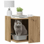 Katzenklo Artisan-Eiche 53x53x51 cm Holzwerkstoff
