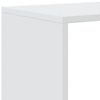 Raumteiler Bücherregal 3-stufig Weiß 99x29x99 cm Holzwerkstoff