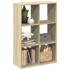 Raumteiler-Bücherregal Sonoma-Eiche 69,5x29x103,5 cm
