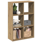 Raumteiler-Bücherregal Artisan-Eiche 69,5x29x103,5 cm
