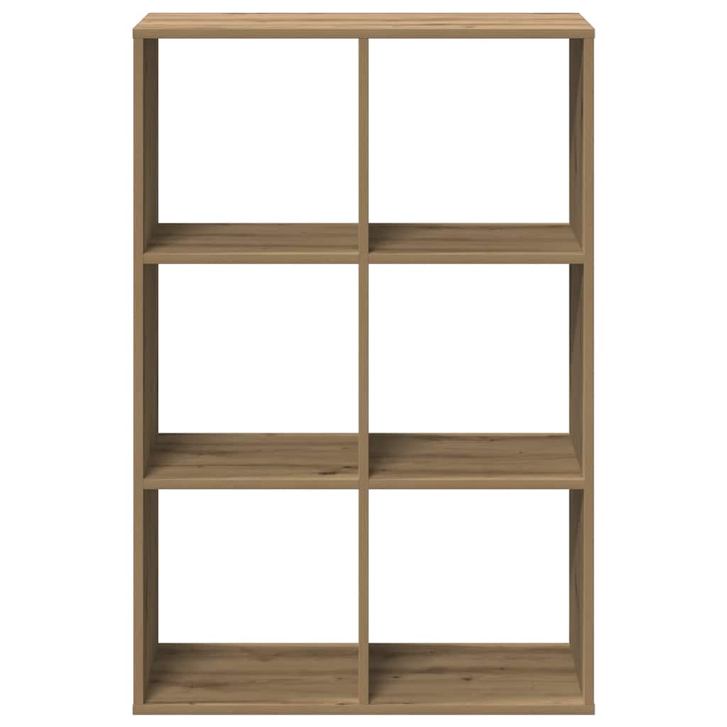 Raumteiler-Bücherregal Artisan-Eiche 69,5x29x103,5 cm