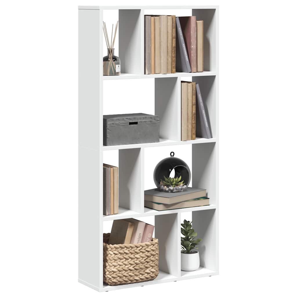 Bücherregal Weiß 60 x 20 x 120,5 cm Holzwerkstoff