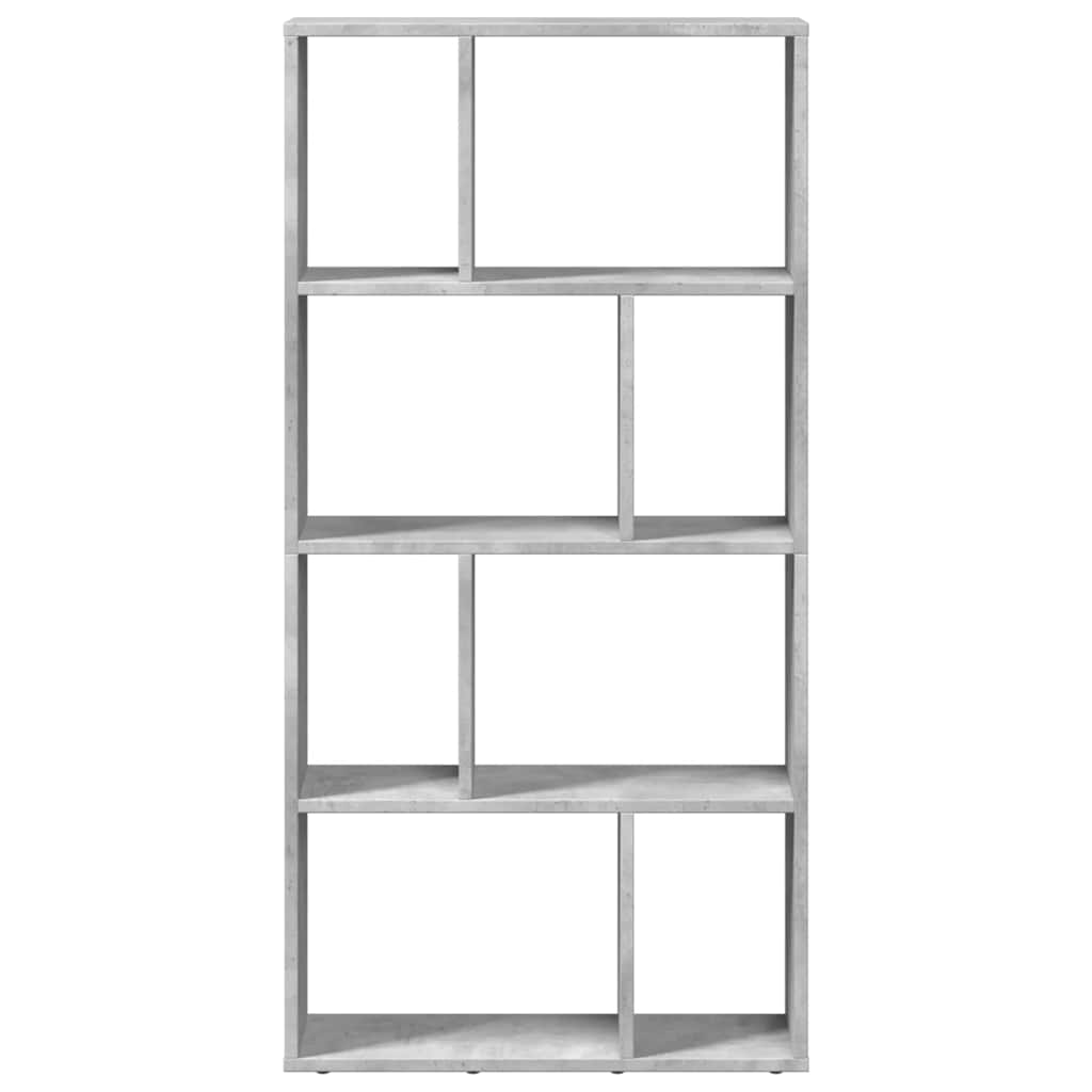 Bücherregal Betongrau 60x20x120,5 cm Holzwerkstoff