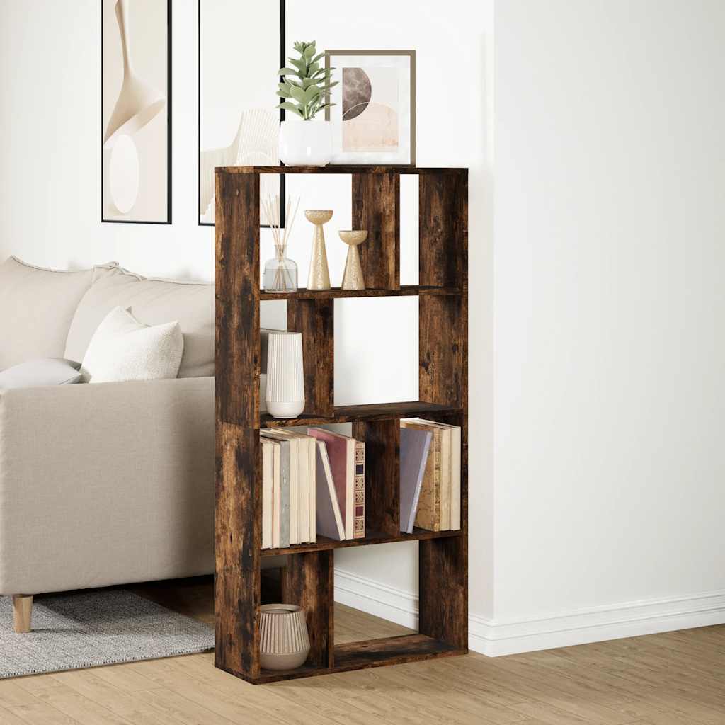 Bücherregal Räuchereiche 60x20x120,5 cm Holzwerkstoff