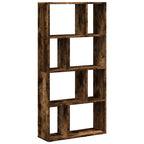 Bücherregal Räuchereiche 60x20x120,5 cm Holzwerkstoff