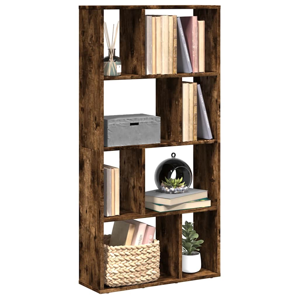 Bücherregal Räuchereiche 60x20x120,5 cm Holzwerkstoff