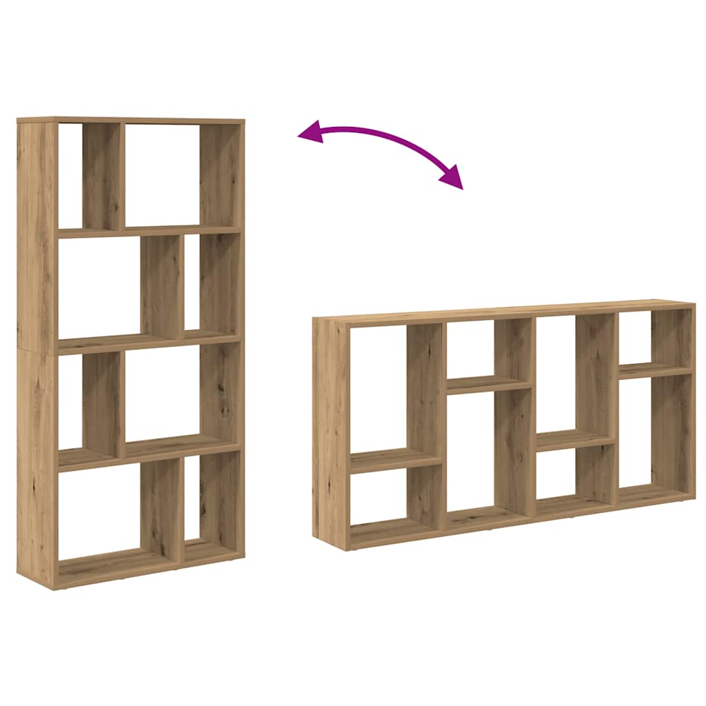 Bücherregal Artisan-Eiche 60x20x120,5 cm Holzwerkstoff