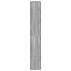 Bücherregal Grau Sonoma 72x20x120,5 cm Holzwerkstoff