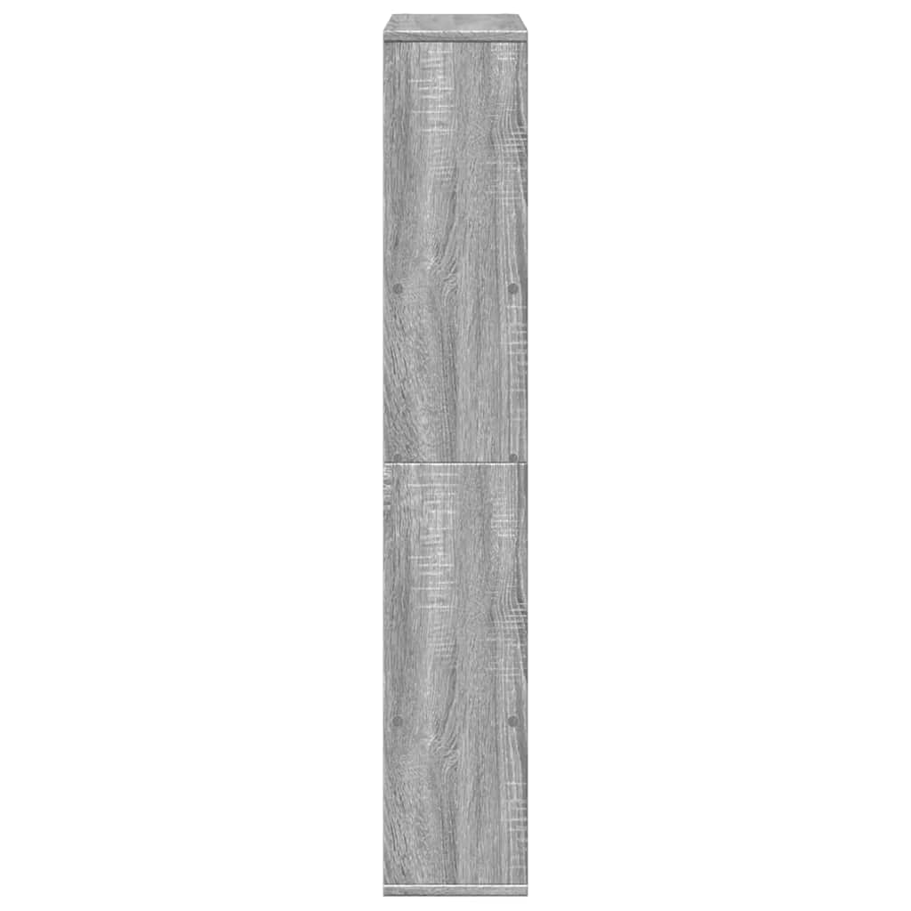 Bücherregal Grau Sonoma 72x20x120,5 cm Holzwerkstoff