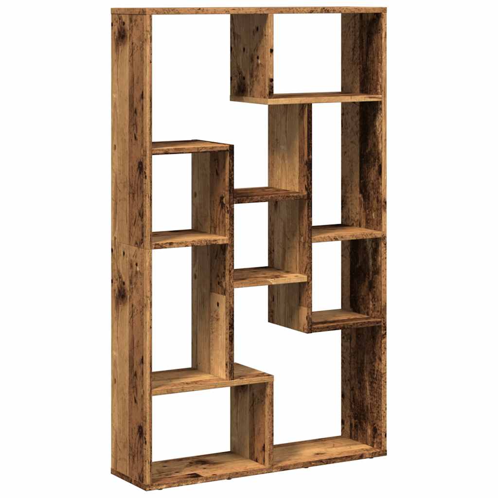 Bücherregal Altholz-Optik 72x20x120,5 cm Holzwerkstoff