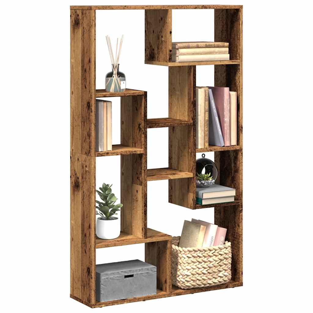 Bücherregal Altholz-Optik 72x20x120,5 cm Holzwerkstoff
