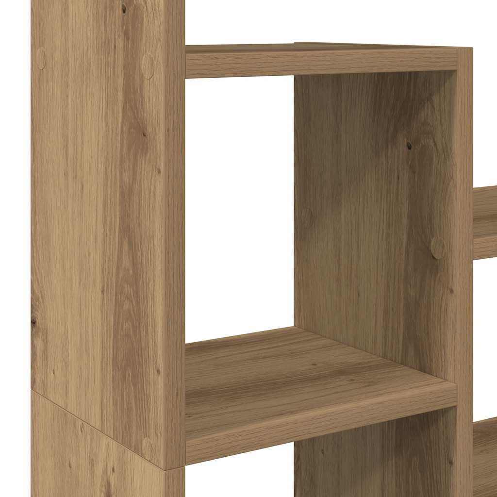 Bücherregal Artisan-Eiche 72x20x120,5 cm Holzwerkstoff