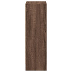 Bücherregal Braun Eichen-Optik 40x24x76 cm Holzwerkstoff