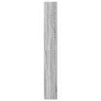 Bücherregal Grau Sonoma 40x24x176 cm Holzwerkstoff