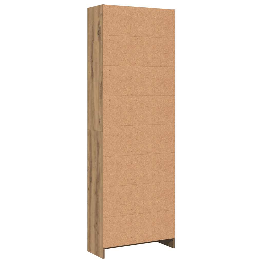 Bücherregal Artisian Oak 60 x 24 x 176 cm Holzwerkstoff