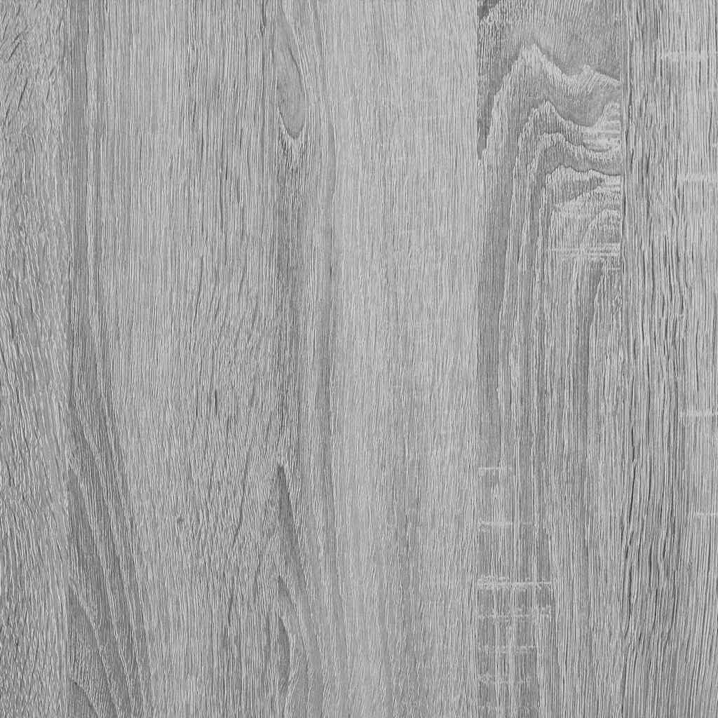 Bücherregal Grau Sonoma 80x24x76cm Holzwerkstoff
