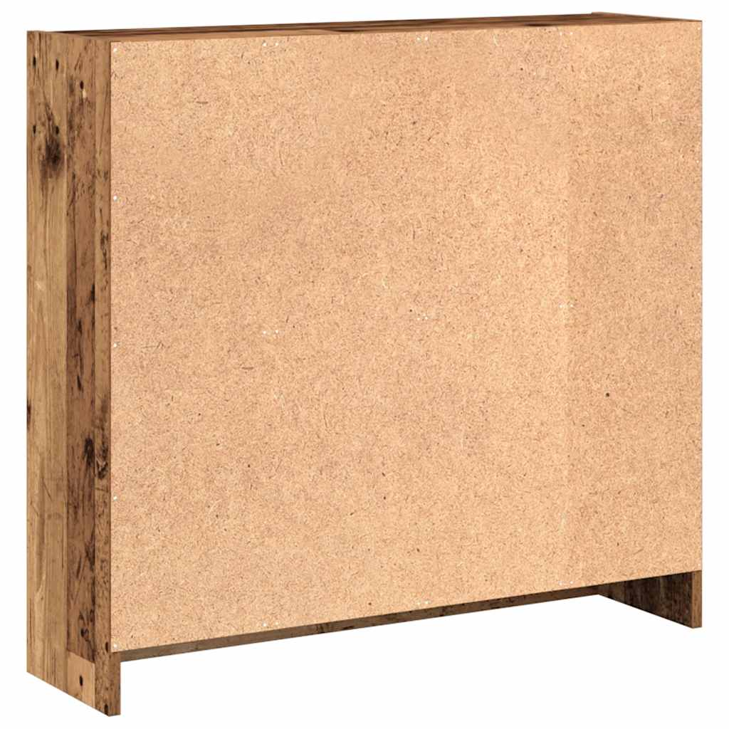 Bücherregal Altholz-Optik 80x24x76cm Holzwerkstoff